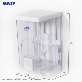 WSP ที่กดสบู่เหลว 1 ช่อง ที่กดสบู่เหลวติดกำแพง ที่กดสบู่ ขนาด 1,000 ml. รุ่น WF-021