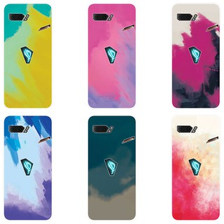 เคสสำหรับ Asus ROG Phone 2 เคส Soft TPU Phone Case Back Cover Asus ROG Phone 2 ZS660KL Phone2 ROG2 ROG Phone II เคสซิลิโคน กรณี Colour
