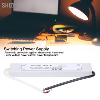 ShiZi Berm สวิทช์พาวเวอร์ซัพพลายอลูมิเนียมกันน้ํา Dc24V 30W Lpv-30-24