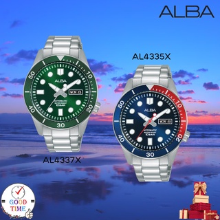 Alba Automatic นาฬิกาข้อมือผู้ชาย รุ่น AL4337X,AL4335X (สินค้าใหม่ ของแท้ มีใบรับประกัน)