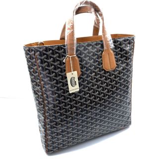 NEW GOYARD TOTE Black/Tan