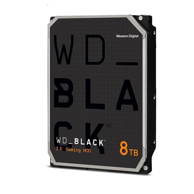 HDD WD 8TB BLACK 7200RPM Model : WD8001FZBX-5YEAR / HARDDISK DESKTOP