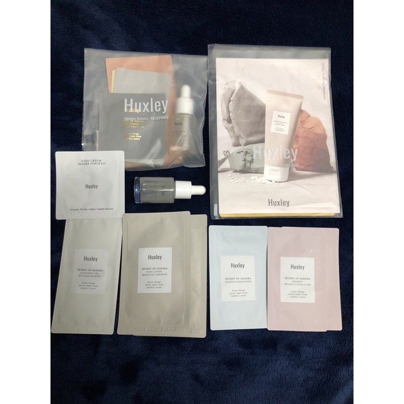 เทสเตอร์ Huxley Tester: Essence/Grab water/Oil Essence/Body Lotion/Hand cream/Cleansing gel