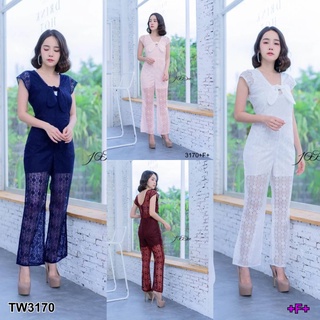 👗Pfashion [ส่งไว!!🚛] "P3170 จั้มสูทกางเกงตัวยาว long pants jumpsuit"