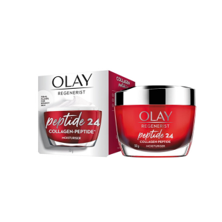 [ใหม่] OLAY โอเลย์ Regenerist Collagen-Peptide24 ครีมบำรุงสูตรผิวเด้ง อิ่มฟู 50g | Moisturiser Cream 50g