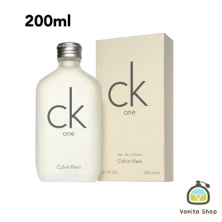 น้ำหอมแท้ CK ONE  EDT. 200ml. พร้อมกล่อง