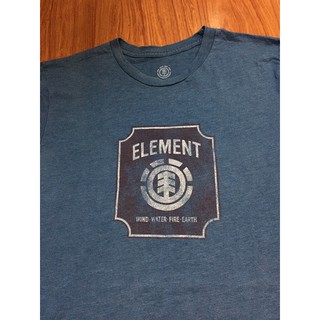 เสื้อยืดผ้าฝ้ายพิมพ์ลายขายดี เสื้อ ELEMENT Size S มือ2