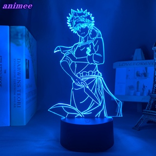 โคมไฟกลางคืน Led ลายการ์ตูนอนิเมะ Shokugeki No Soma 3d สําหรับตกแต่งห้องนอนเด็ก ของขวัญวันเกิด