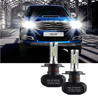 หลอดไฟหน้ารถยนต์ H4 Led 6000K สีขาวสําหรับ Toyota Hilux Revo 2015-2018