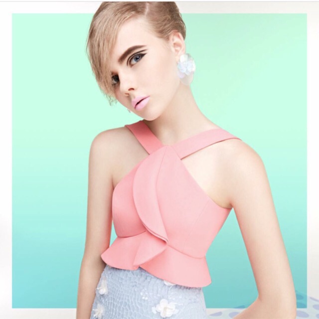 เสื้อ brand Milin ของแท้ 💯 ใหม่ป้ายห้อย สีม่วงลาเวนเดอร์ (Size US 6/ UK12/ EUR40)(ราคาป้าย 5250)