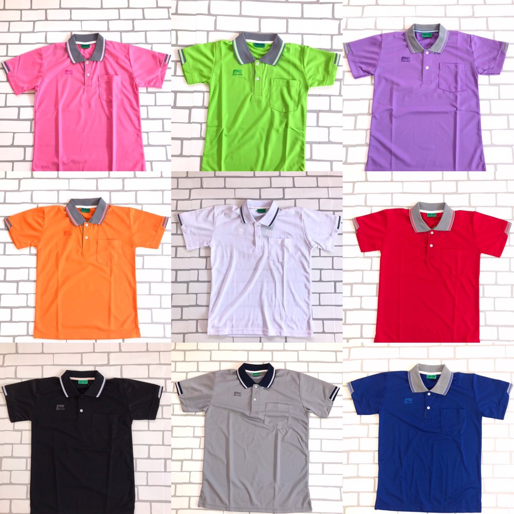 เสื้อโปโลเด็ก ผ้ามัน freekick