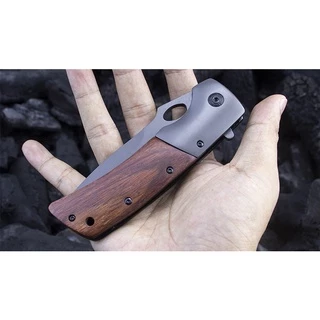 Browning มีดพับเดินป่า มีดพับตั้งแคมป์ จับถนัดมือ แข็งแรงคมกรีบ Folding Knife Outdoor Multifunctional Portable Knife