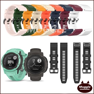 Garmin Instinct 2 / Instinct 2S สาย สายนาฬิกาข้อมือซิลิโคน forGarmin Instinct 2 สายนาฬิกา watch อุปกรณ์เสริมสมาร์ทวอทช์ watch bands สายนาฬิกาข้อมือซิลิโคน สําหรับ Garmin Instinct 2 Series Instinct 2 Inst