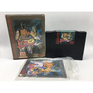 ART OF FIGHTING 2 NEOGEO AES ตัว US นะ ตัวกล่องมีตำหนิตามรูปสุดท้าย