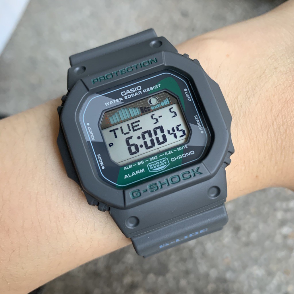 นาฬ กา Authentic Casio G Shock Glx5600vh 1 G Lide Vintage Hawaii Surfing Series Grey Watch Unisex Dw5600 ค ณภาพส ง