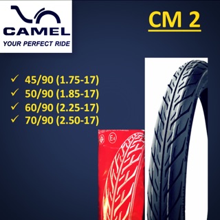 ยางนอก CAMEL ลายไฟ CM2 ราคารับยางใน และไม่รับยางใน