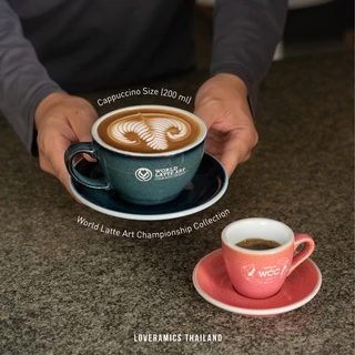 Loveramics ชุดแก้วกาแฟเซรามิค รุ่น EGG Set (Cup & Saucer) - Potters Colors