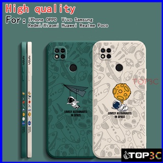 เคส Redmi 9C 9T 9A Redmi Note 7 Redmi Note 10S 10 9 9S 9 Pro 8 Redmi Note 8 Pro Redmi 9 10 10A 10C Redmi 8 Redmi 8A Redmi Note 10 5G Poco M3 Pro 5G Space Nasa เคสมือถือคู่รัก เคสโทรศัพท์ TKR