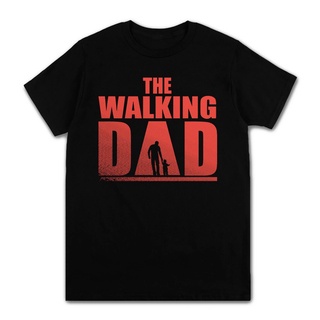 [COD]เสื้อยืด พิมพ์ลายกราฟฟิค The Walking Dad สไตล์ฮิปฮอป ฮาราจูกุ เข้าได้กับทุกชุด สําหรับผู้ชาย