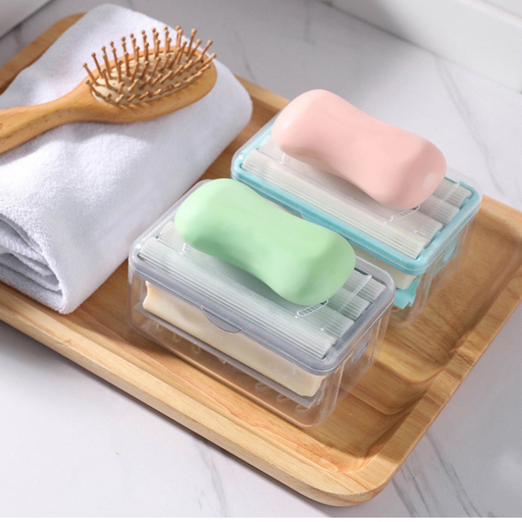 ปลีก/ส่งกล่องจ่ายสบู่พรีเมี่ยม พร้อมลูกกลิ้งฟันเลื่อย กล่องสบู่โฟม กล่องสบู่ล้างจาน พร้อมรูระบายน้ํา และสปริง