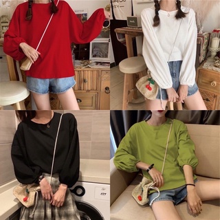 🌸พร้อมส่ง👗เสื้อแขนยาวจั้มทรงสวย ผ้าใส่สบายสุด