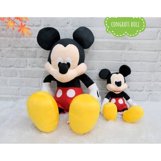 (ลิขสิทธิ์แท้ ส่งฟรี) 7 / 11 / 16 / 20 / 24 นิ้ว มิกกี้เม้าส์ Mickey Mouse ตุ๊กตา