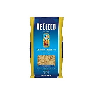 พาสต้า แบบท่อหลอดงอสั้น เบอร์ 33 Pasta Chifferi Rigati No.33 - De Cecco, 500 grs