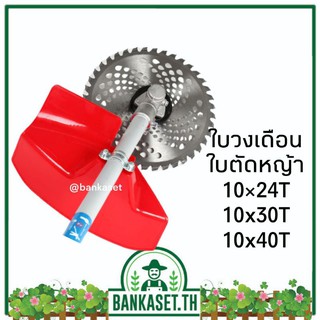 ใบตัดหญ้า ใบมีดตัดหญ้า ใบวงเดือนตัดหญ้า ใบเลื่อยตัดหญ้า 10 นิ้ว 24 ฟัน / 30 ฟัน / 40 ฟัน / 60 ฟัน [ติดเล็บ] กล่องเขียว