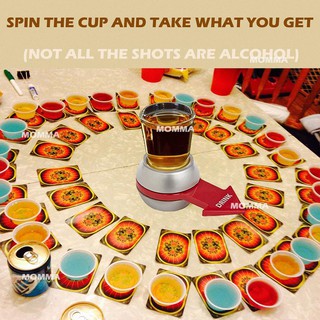 ﻿MOMMA เกมส์ แก้ว รัสเซียนรูเล็ต หมุนลูกศร ดื่มน้ำ  ( Russian Roulette Spin The Shot Drinking Party Cup Game )