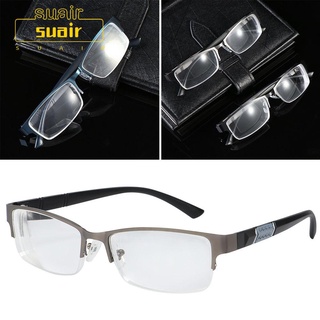 subei แว่นตาสายตาสั้นแบบพกพากรอบสี่เหลี่ยมโลหะเรซิ่น 0~600