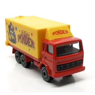 Majorette Pinder Collection - Renault J Container Truck - Yellow/Red Color /scale 1/100 (3 inches) no Package