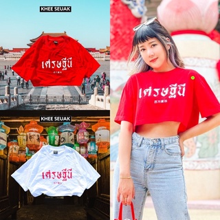 ครอปแขน เศรษฐีนี ( เสื้อตรุษจีน ) ( CODE : WDPLRA ลด 15% )