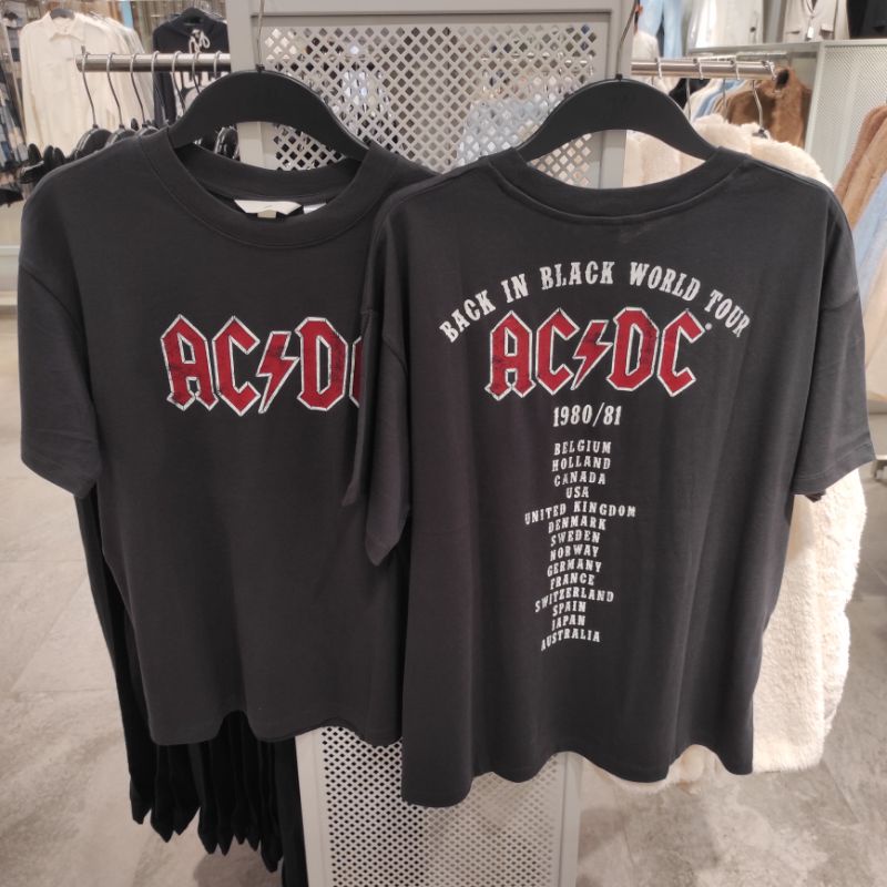 #เสื้อยืดคอกลม#เสื้อยืด โอเวอร์ไซซ์ ACDC S-5XL