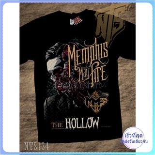 Memphis May Fire  ROCK เสื้อยืด เสื้อวง เสื้อดำ สกรีนลายอย่างดี ผ้าหนานุ่ม ไม่หดไม่ย้วย  T SHIRT S M L XL XXL