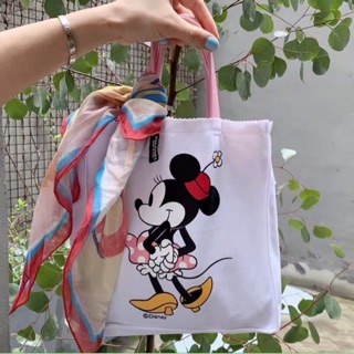 🐭🧲กระเป๋ามิกกี้เม้าส์สีชมพู ลายใหม่ Disney minnie mouse 🐭🧲พร้อมส่ง‼️