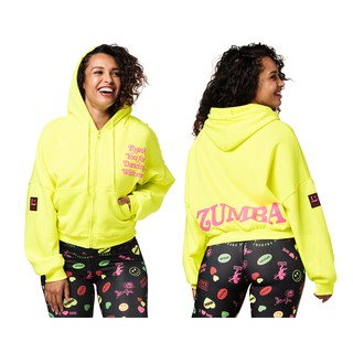 zumba Wear : Thank You For Dancing With Me Zip-Up Jacket  (แจ็คเก็ตออกกำลังกายซุมบ้า)