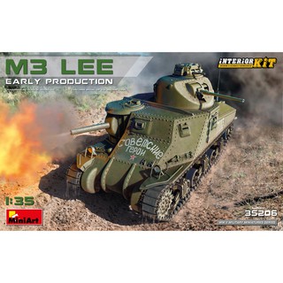 โมเดลรถถัง MiniArt 1/35 MI35206 M3 Lee Early Production