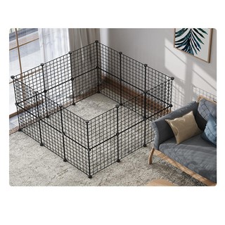 （DOG FENCE）คอกกรงสัตว์เลี้ยงDIY ขนาด35x35ซม./แผ่น ตะแกรงซี่ห่าง4ซม. สำหรับสัตว์เลี้ยง สุนัข แมว กระต่าย