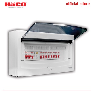 HACO ชุดตู้คอนซูมเมอร์ยูนิต 8 ช่อง MAIN RCBO 50A รุ่น CFS16/50-MR8