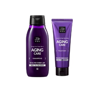 mise en scene Aging Care Shampoo 200ml + Treatment 180ml [แชมพูและทรีทเม้นท์ สำหรับผมลีบแบน อ่อนแอและขาดร่วง]