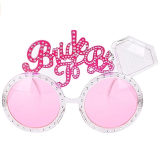 ราคาBride To Be Glasses Bachelorette Hen Party Favors Bridal Shower Decorations Photo Props