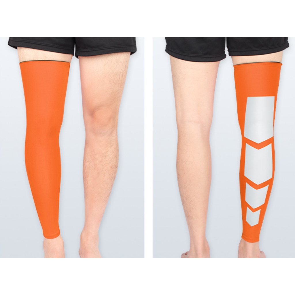 (2ชิ้น) ปลอกรัดน่อง ปลอกขาแบบยาว ปลอกขาใส่ออกกำลังกาย วิ่ง ปั่นจักรยาน ลดการเมื่อยล้า กระชับกล้ามเนื้อน่อง - รูปที่ 5