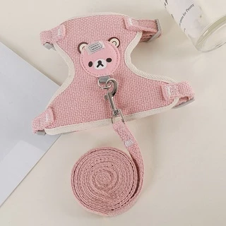 พร้อมจัดส่ง สายจูงแมว สายจูงสัตว์เลี้ยง สไตล์การ์ตูน