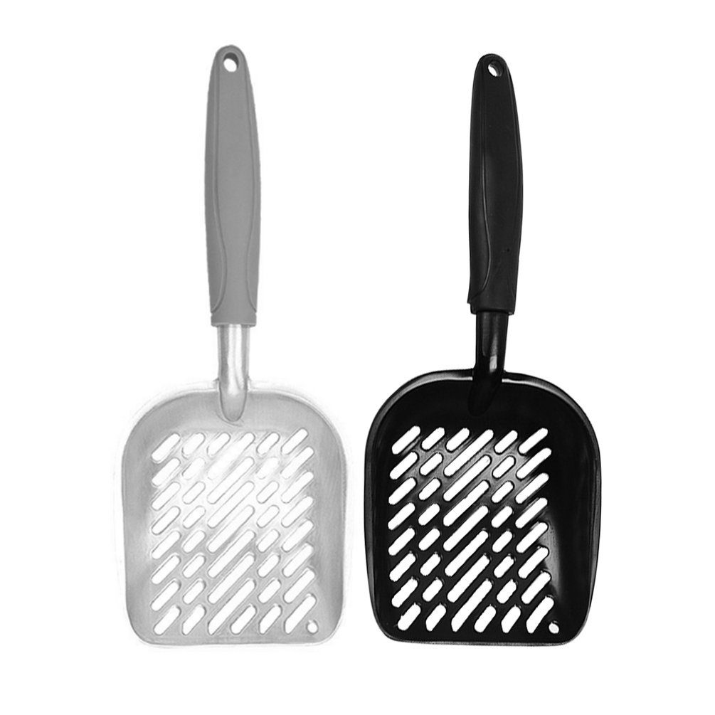 Aluminum Alloy Cat Litter Shovel Kitten Cat Pooper Waste Poop Cleaner