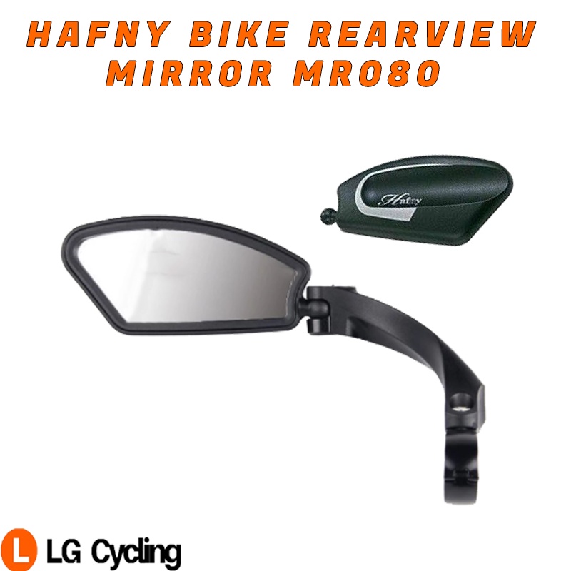 Hafny HF-MR080 Fully Adjustable Magic Bike กระจกมองหลังซ้ายและขวา MTB RB Handlebar ด้านข้างความปลอดภัยกระจกมองหลัง