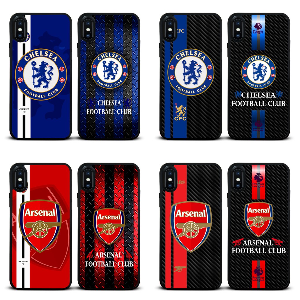 เคส iPhone/ Samsung/ vivo/ OPPO/ Huawei/ realme/ Xiaomi ลาย Chelsea & Arsenal (ระบุรุ่นมือถือทางแชท) สั่งทำได้ทุกลายทุกเครื่อง