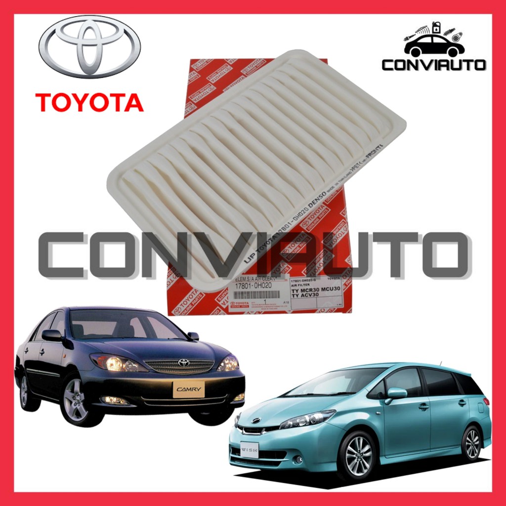 TOYOTA CAMRY ACV30 WISH HARRIER ACU30 กรองอากาศ (17801-0H020)