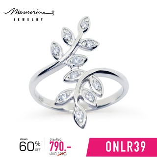 Memorine Jewelry แหวนเงินแท้ 925 ฝังเพชรสวิส (CZ) : ONLR39