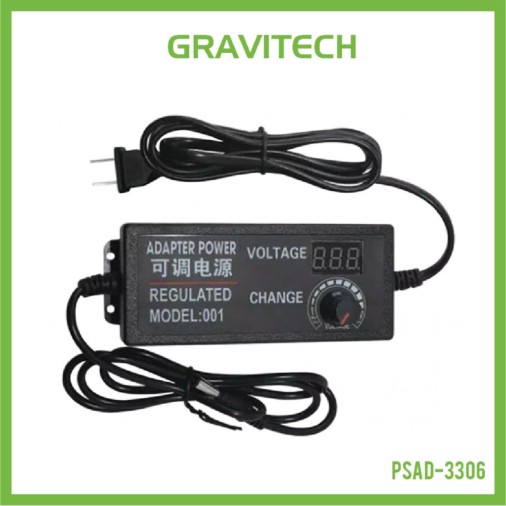 [Gravitechthai]Adjustable Power Supply 9-24V 3A INPUT 100-240VAC CLS-2403000