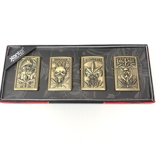 ไฟแช็คน้ำมันสไตล์ซิปโป้ Zippo เซ็ตละ 4 ชิ้น  No14